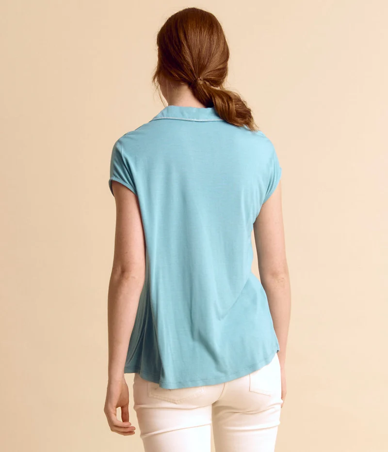Tee-shirt fluide en lyocell TOURBILLON/85301/246