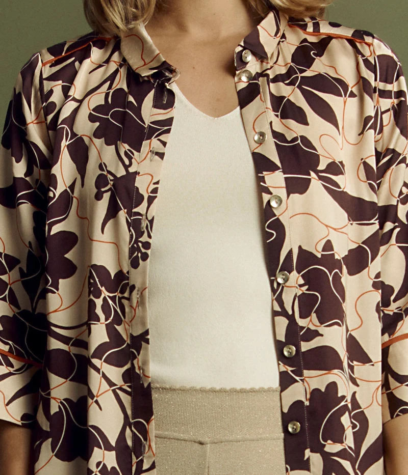 Chemise longue imprimée CELEBRATION/85200/542