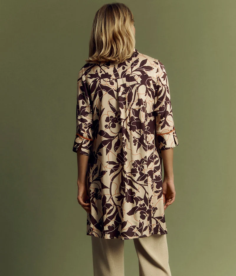 Chemise longue imprimée CELEBRATION/85200/542