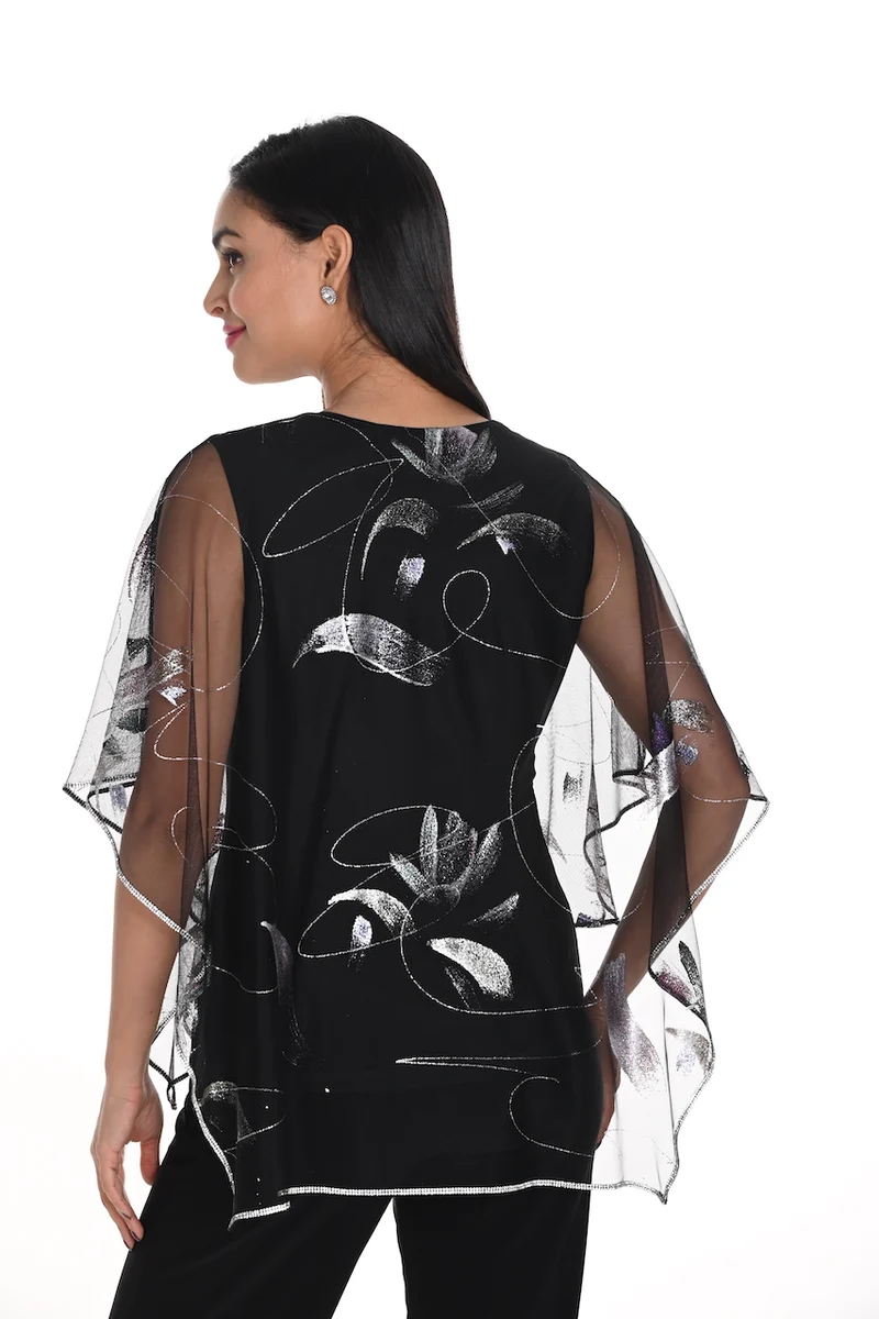 Le haut superposé transparent Frank Lyman | 249132