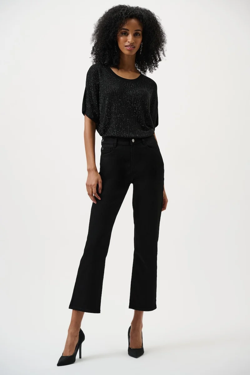 Le jean margot extensible classique à jambe droite Joseph Ribkoff | Hots | 252926