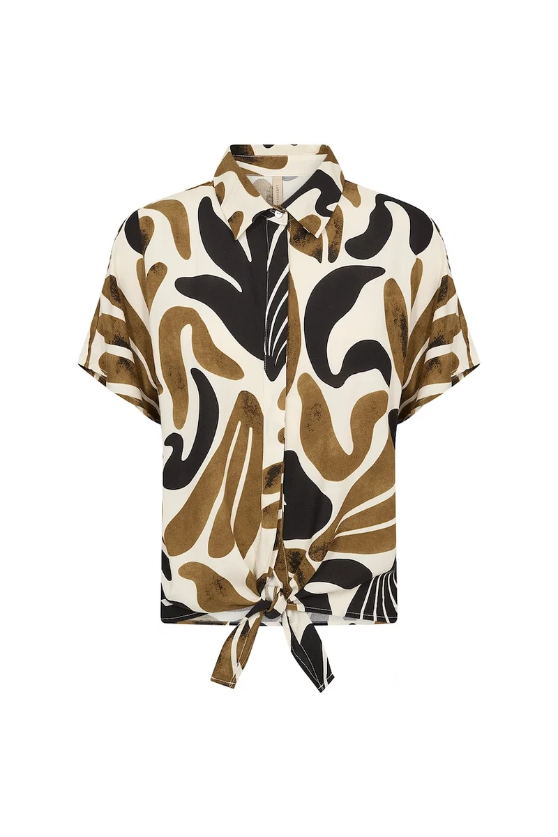La chemise imprimée à nouer Soya Concept | 41761