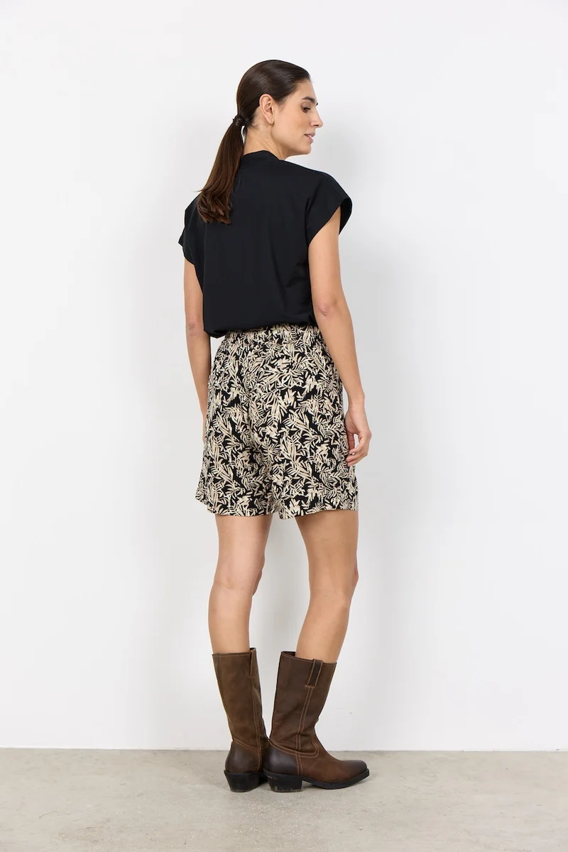 Le short imprimé botanique Soya Concept | 41742