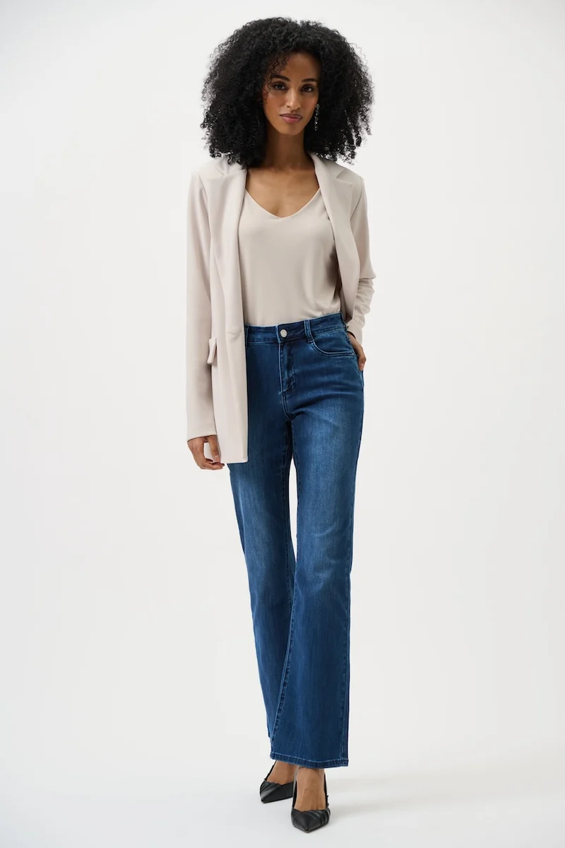 Le jean extensible semi-évasé classique Joseph Ribkoff | Hots | 251967