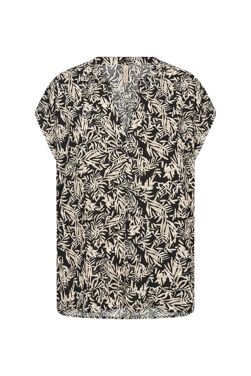 La blouse imprimée feuillage Soya Concept | 41741