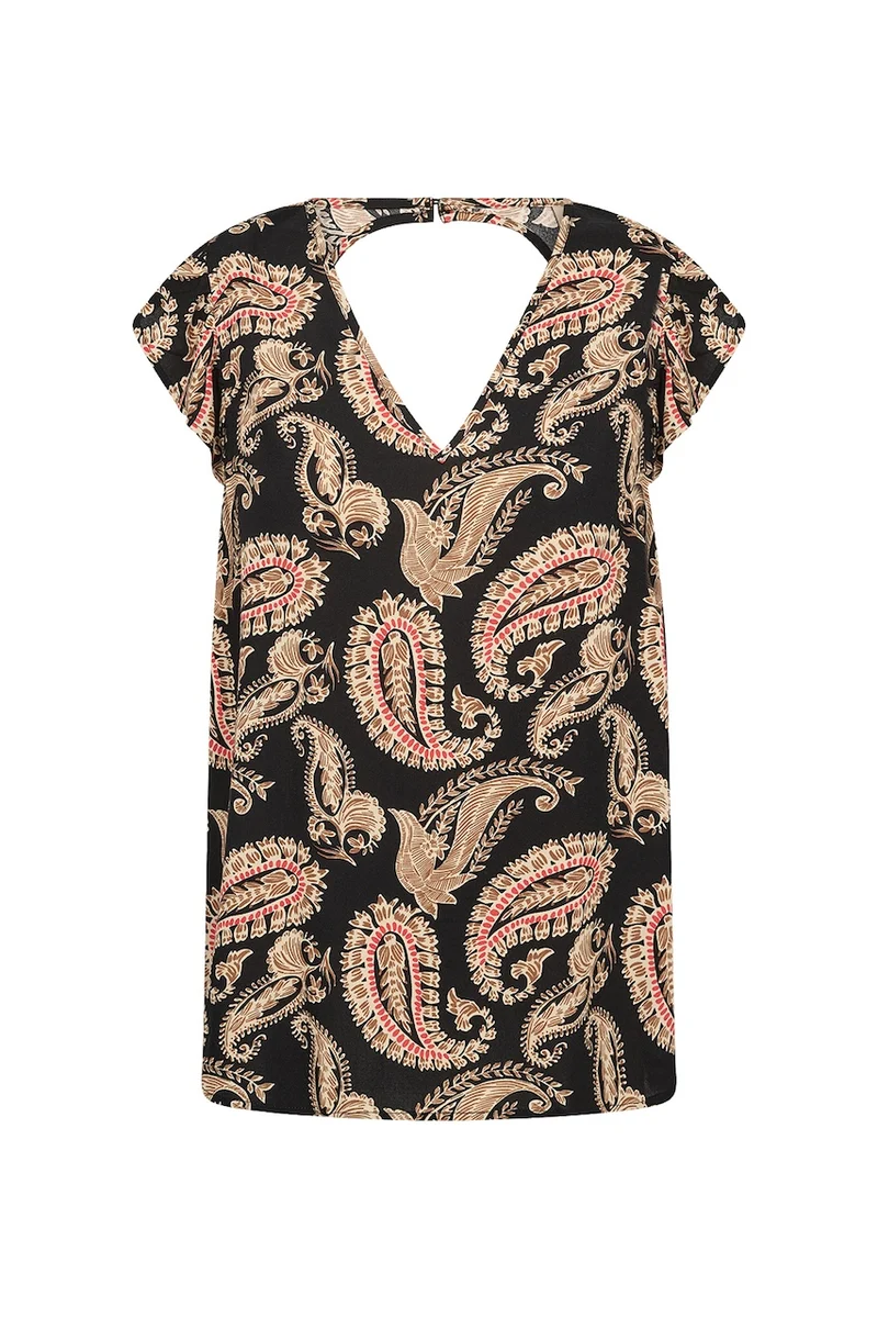 Le haut imprimé paisley Soya Concept | 41736