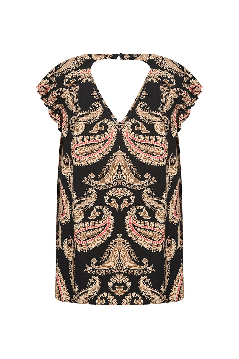 Le haut imprimé paisley Soya Concept | 41736