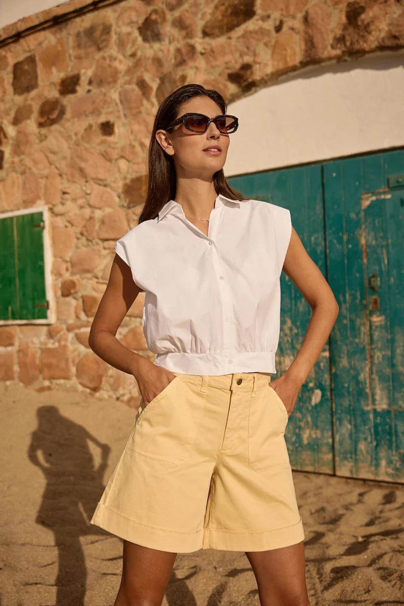 La chemise à manches capuchon Soya Concept | 41698