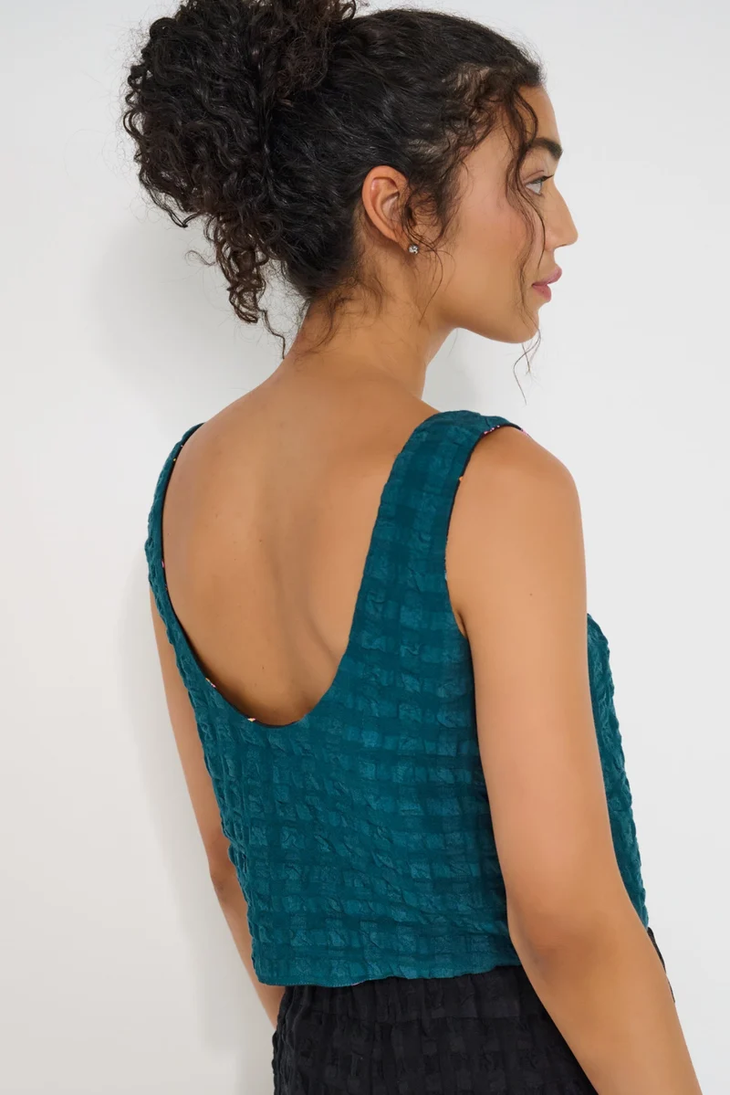 DORSALI Haut Reversible - Petit Surfer et Teal