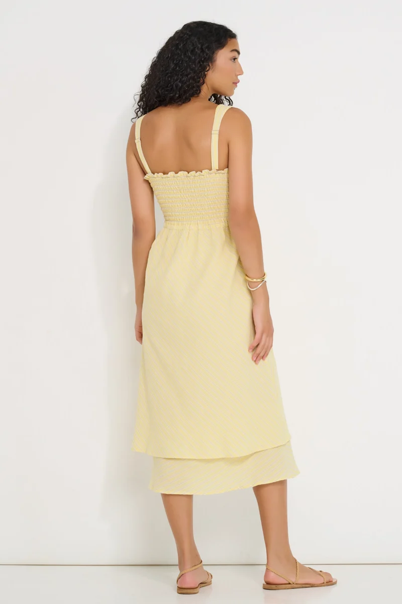 DORSALI Robe Twisted Basics - Sunbeam Stripe
