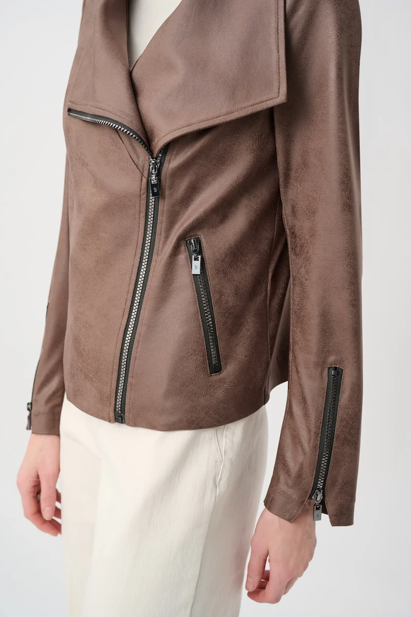Le blouson ajusté en tricot métallisé Joseph Ribkoff | 263908
