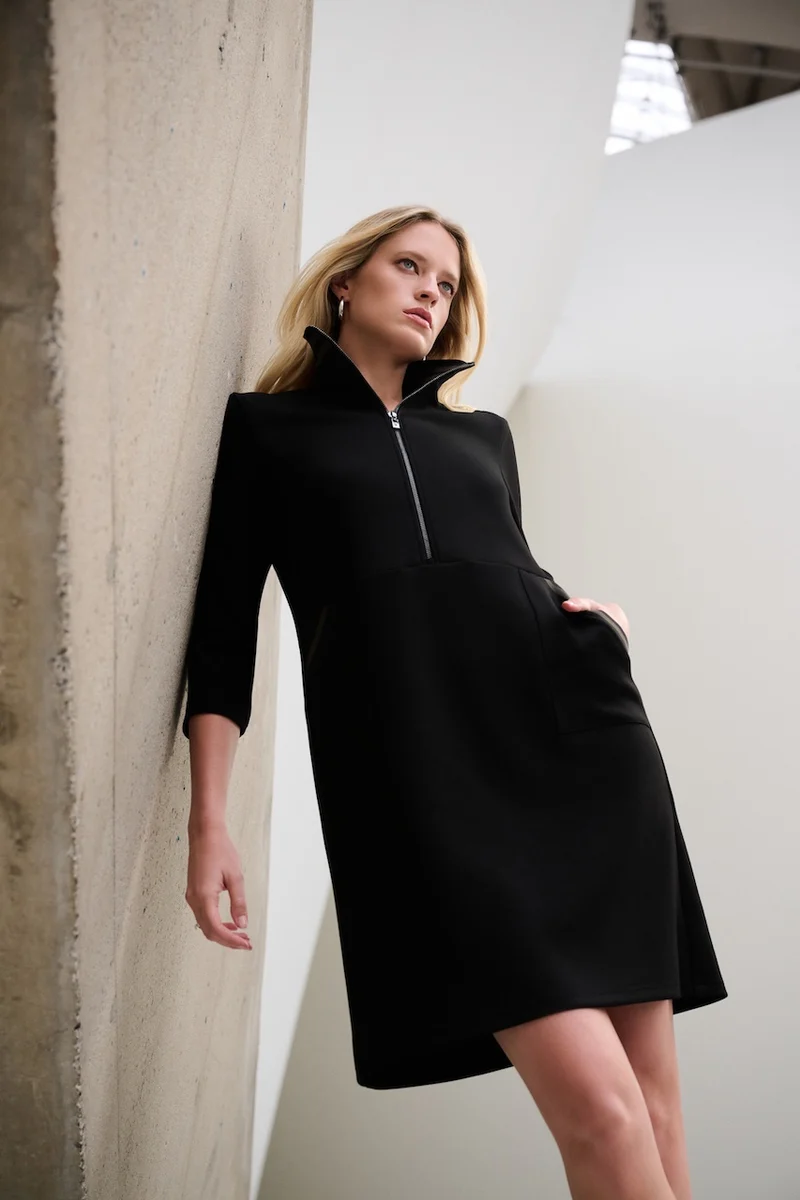 La robe droite à col entonnoir Joseph Ribkoff | 263615