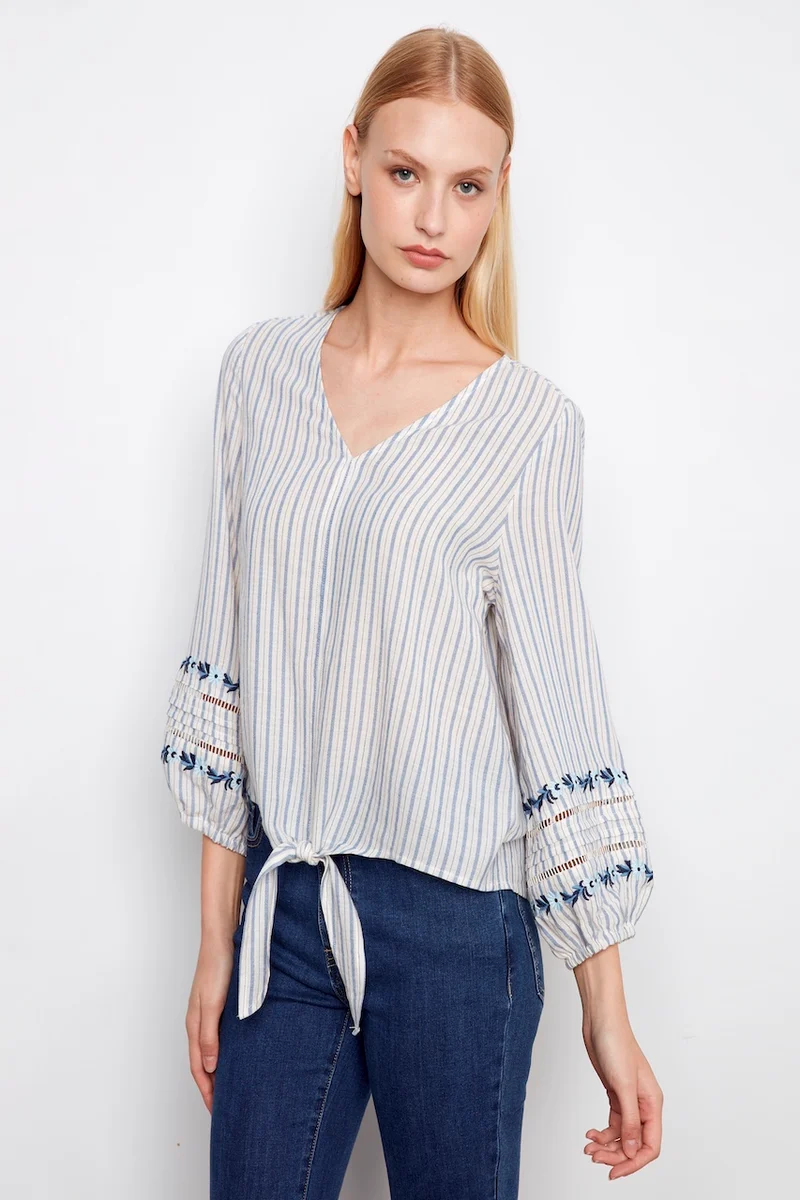 La blouse bohème chic Charlie B. | C4664-508C