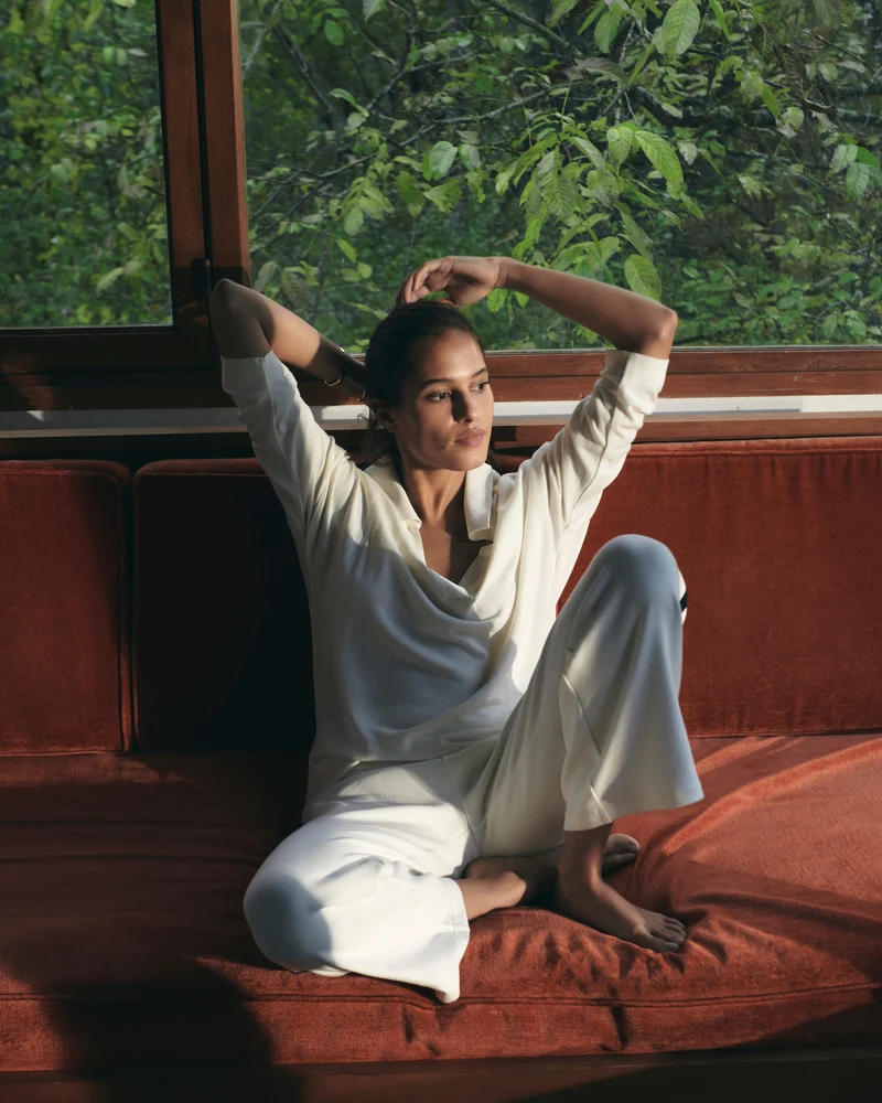 Pantalon en maille YACHT/11145/761