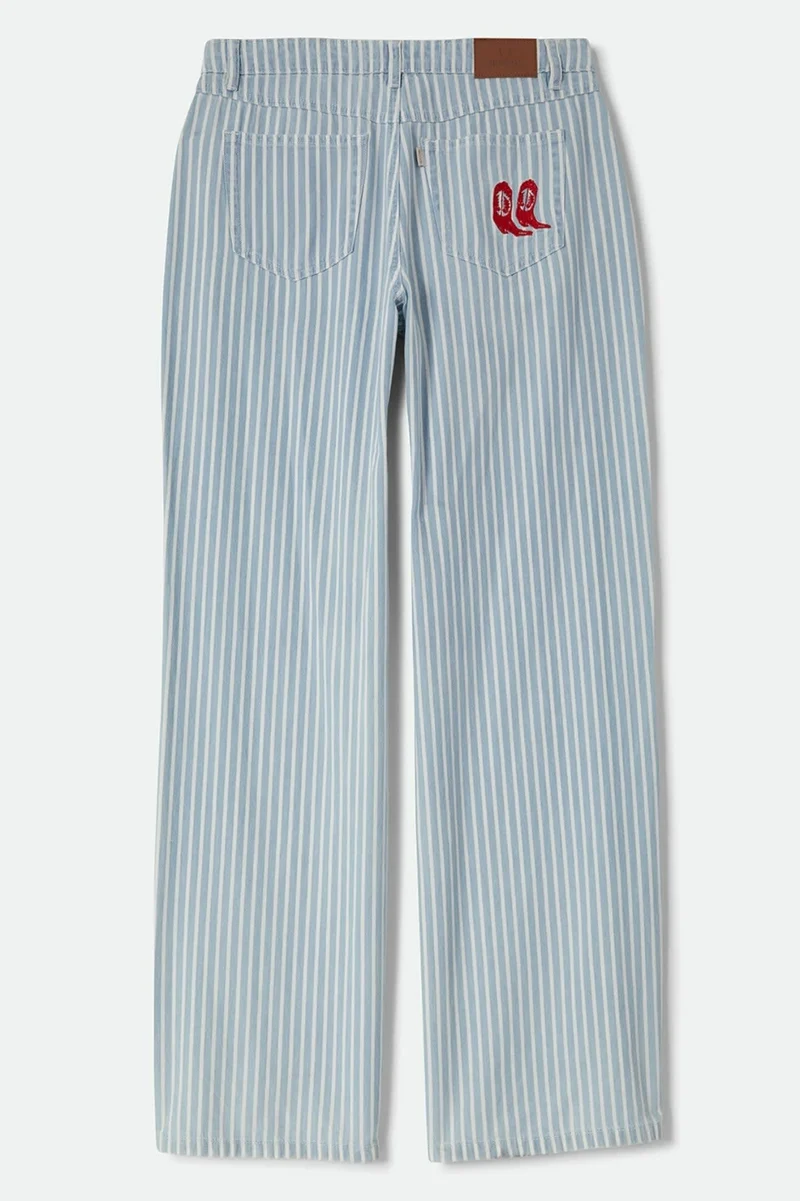 BRIXTON Pantalons Chloé - Two Boot Stripe
