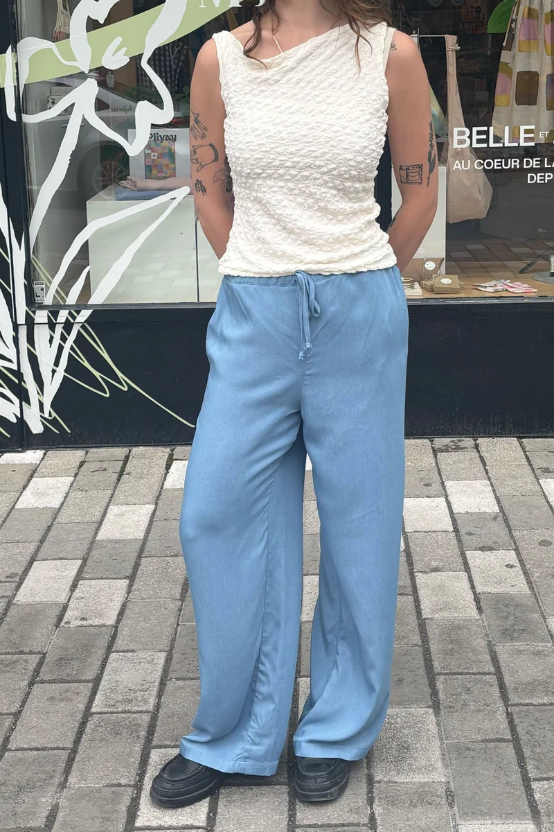 DAILYSTORY Pantalon Savannah - Bleu