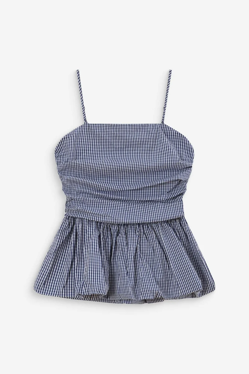 GRACE & MILA Bustier Péplum Valo - Marine
