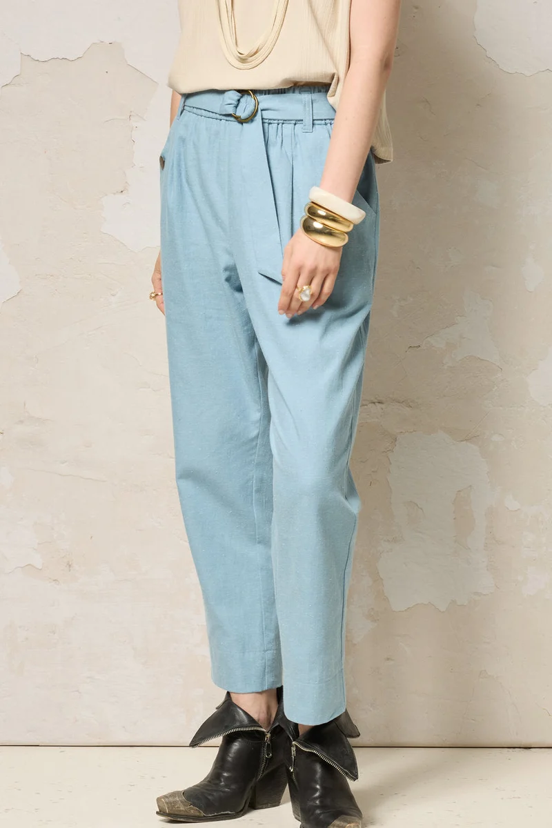 COKLUCH Pantalon Shiva - Denim Clair