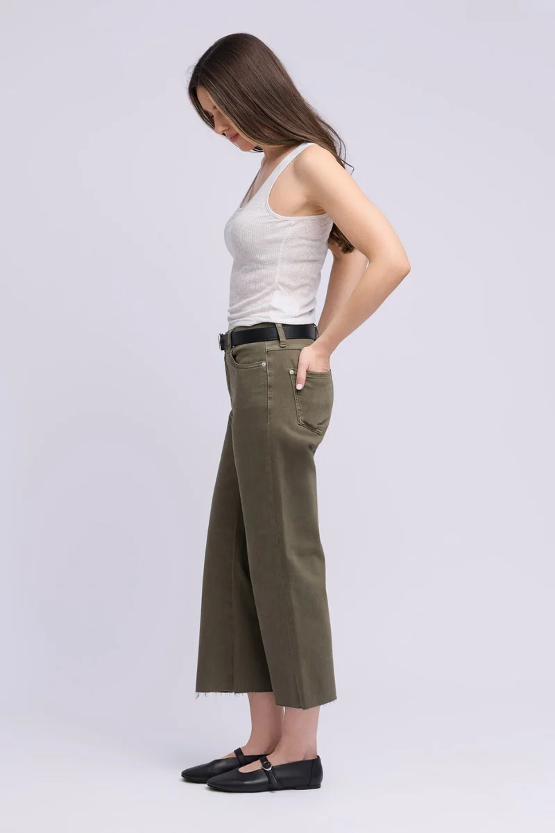YOGA JEANS Coupe Lily Oprah - Khaki