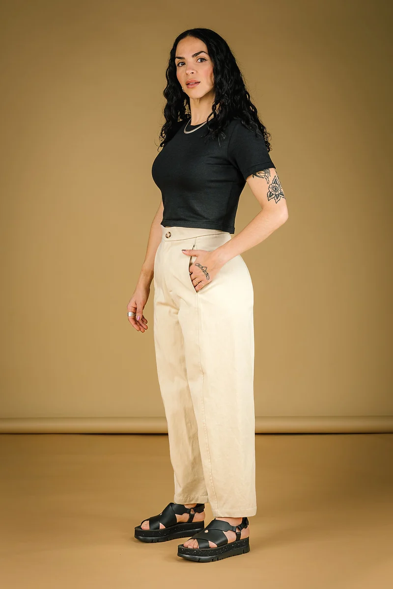 MERCEDES MORIN Pantalon Barrel