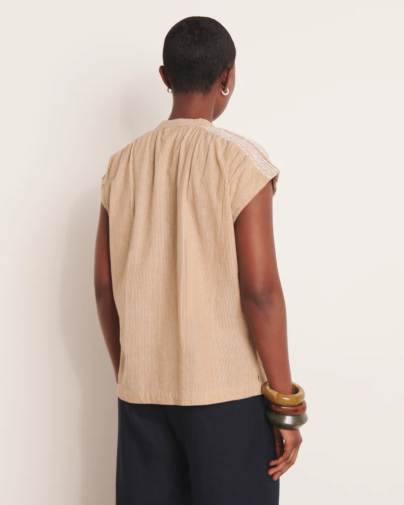 Chemise beige forme kimono CYPRUS/13173/531
