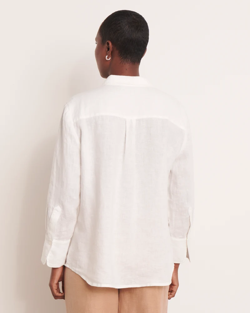 Chemise blanc cassé brodée CAMELIA/13143/511