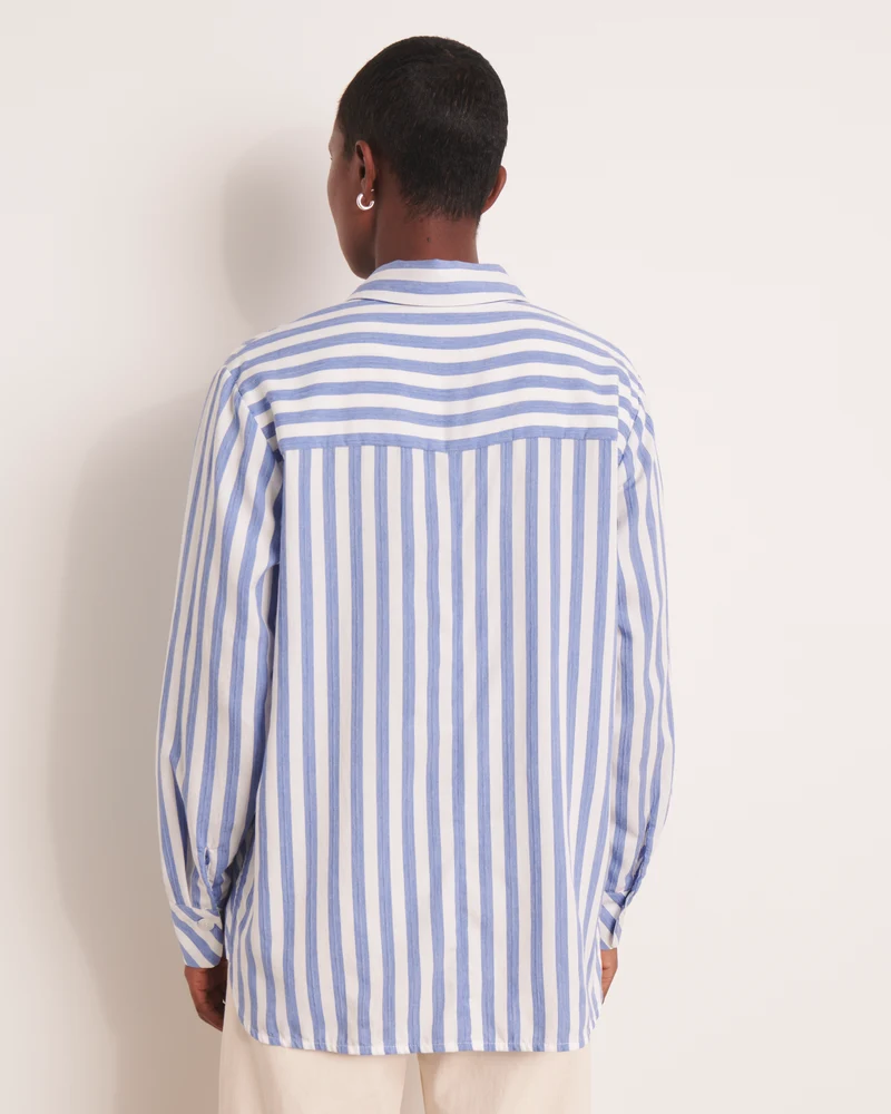 Chemise bleue à rayures CRAYURE/13060/630