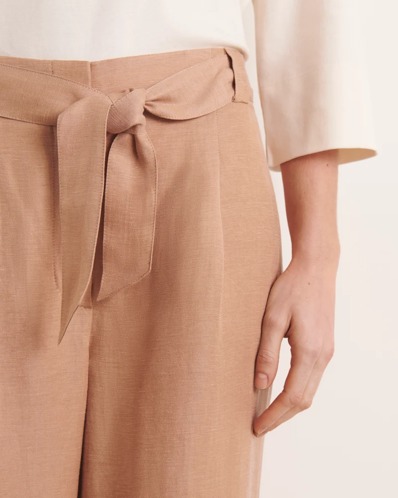 Pantalon 7/8e beige large PLANO/13050/010