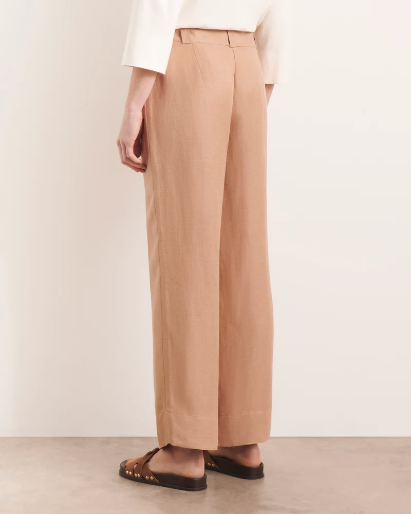 Pantalon 7/8e beige large PLANO/13050/010