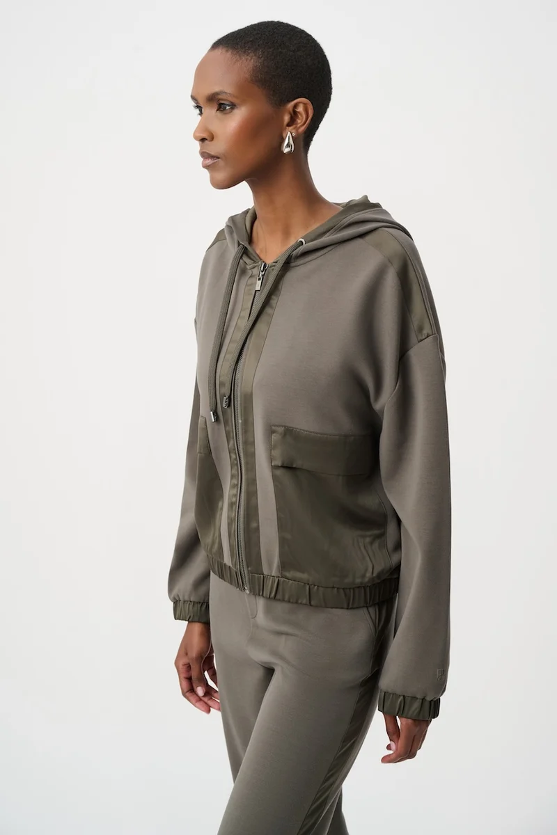 Le blouson à capuchon en jersey scuba Joseph Ribkoff | 263624