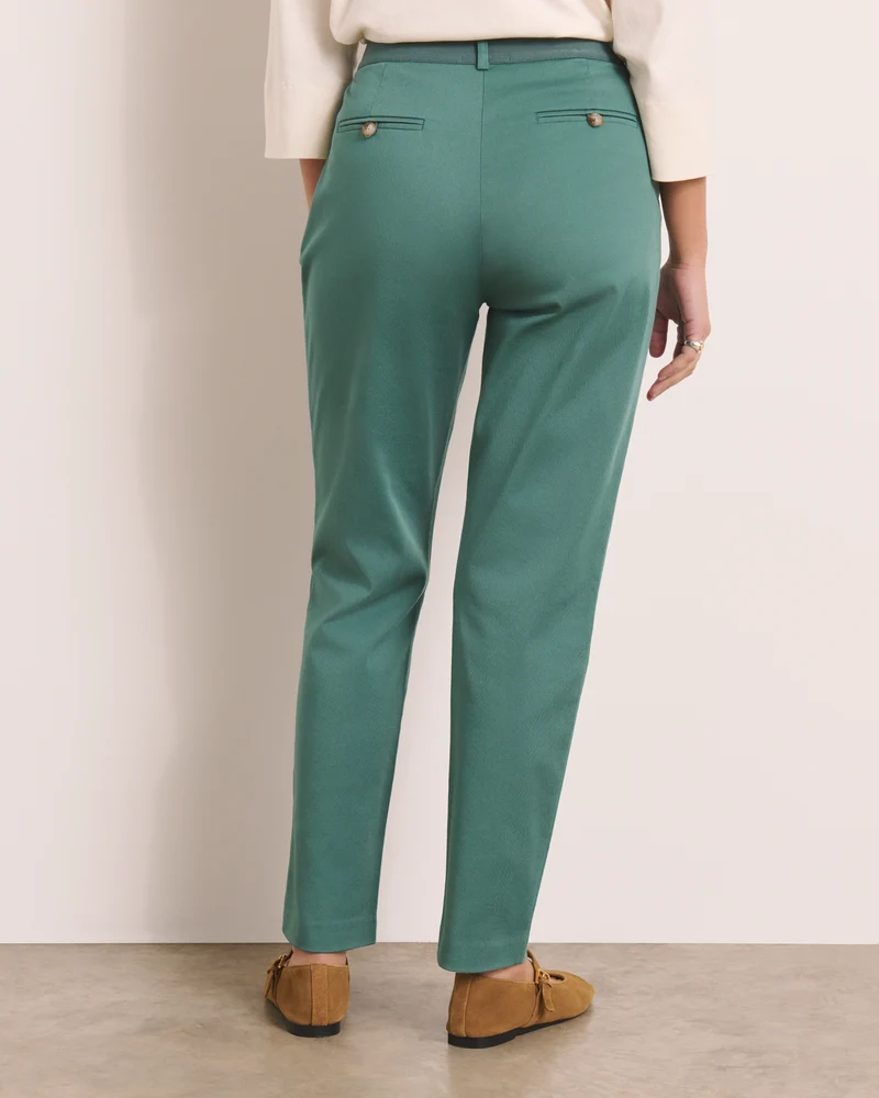 Pantalon droit vert PICOLINEW/13204/208