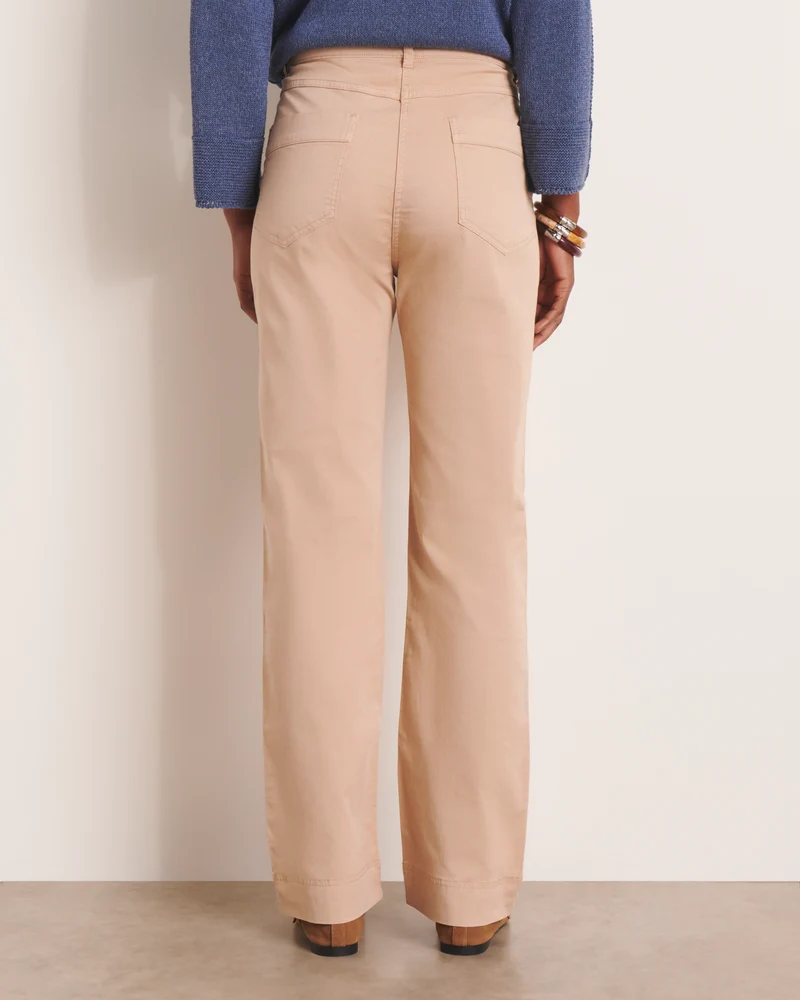 Pantalon droit beige PERLA/13197/010