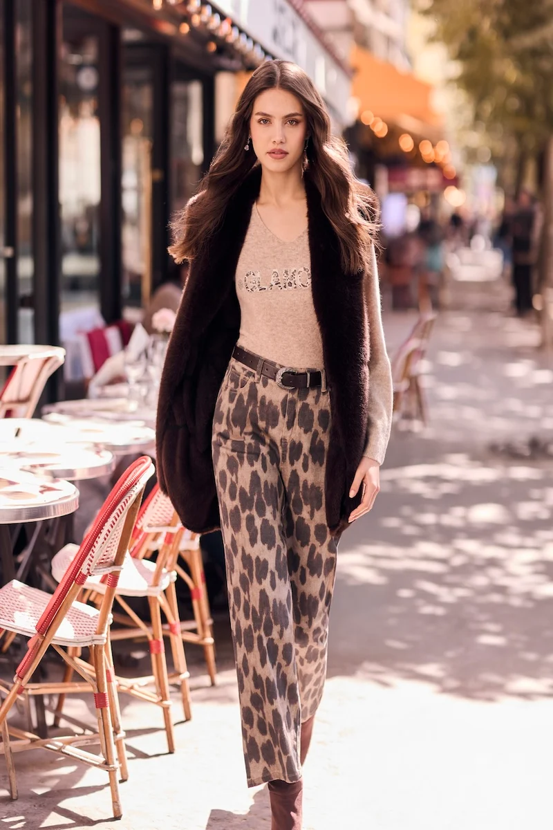 Le gilet sans manches en fausse fourrure Frank Lyman | 263704