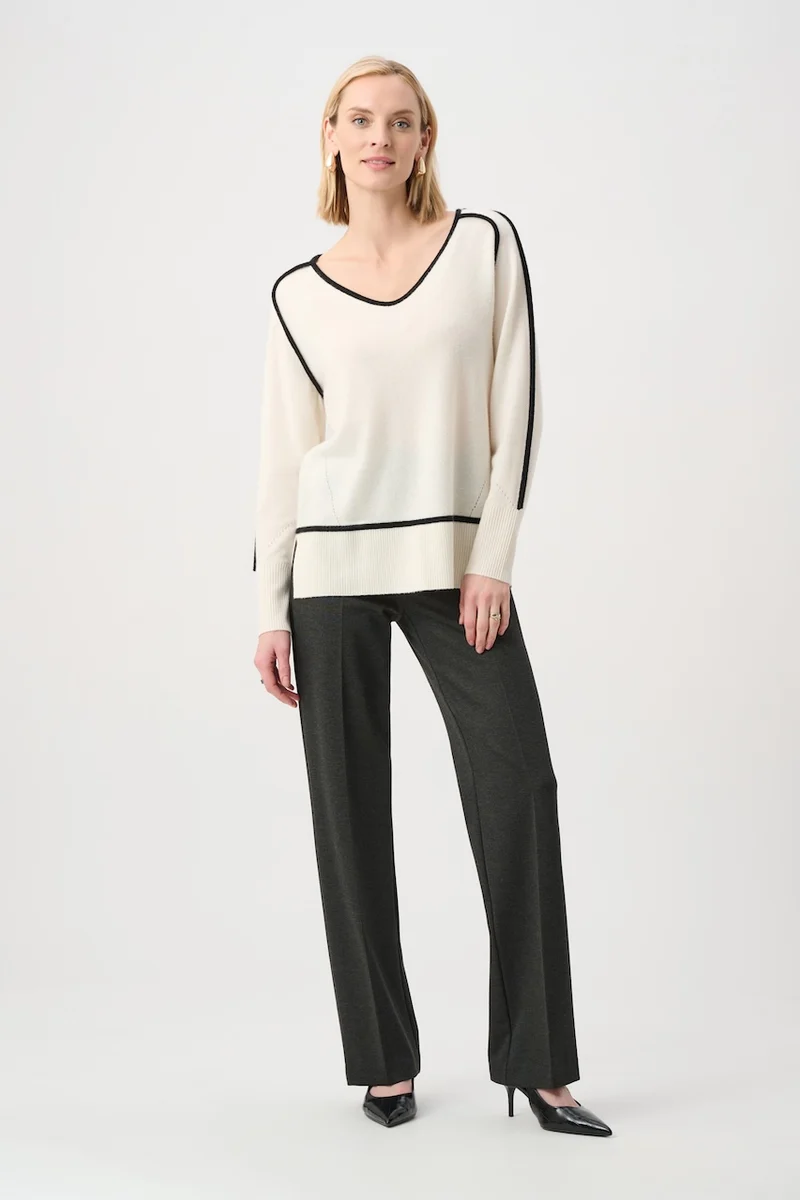 Le pantalon en tricot à jambe large Joseph Ribkoff | 253297F26