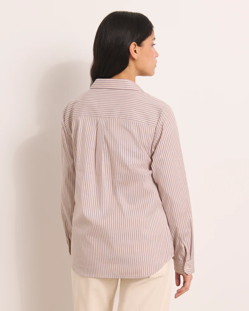 Chemise beige à rayures CANALETTO13-BIS/13250/521