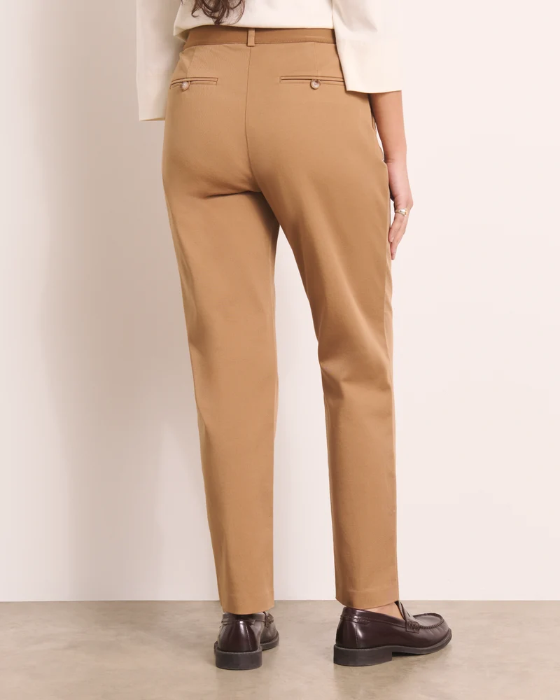 Pantalon droit beige PICOLINEW/13204/010