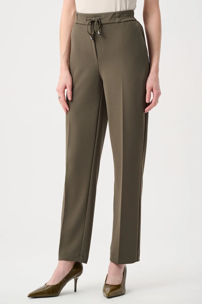 Le pantalon droit en tricot scuba crêpe Joseph Ribkoff | 263194