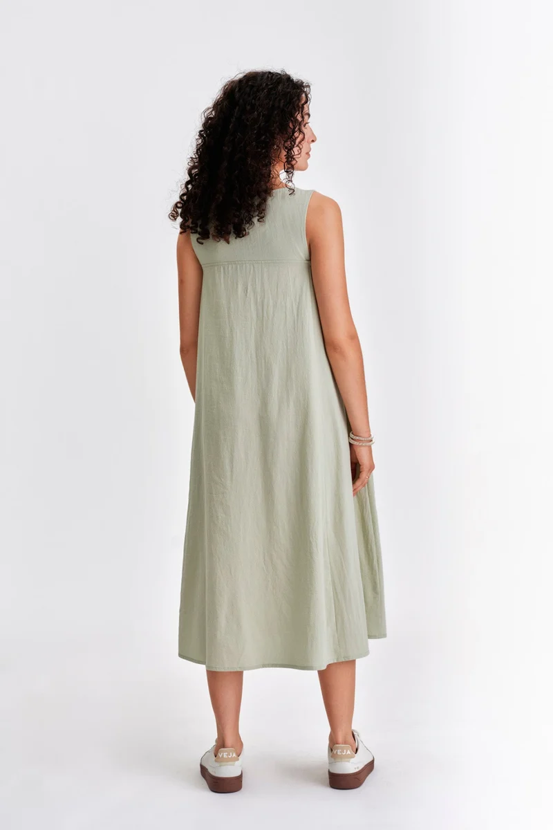 JENNIFER GLASGOW Robe Luna II - Sauge