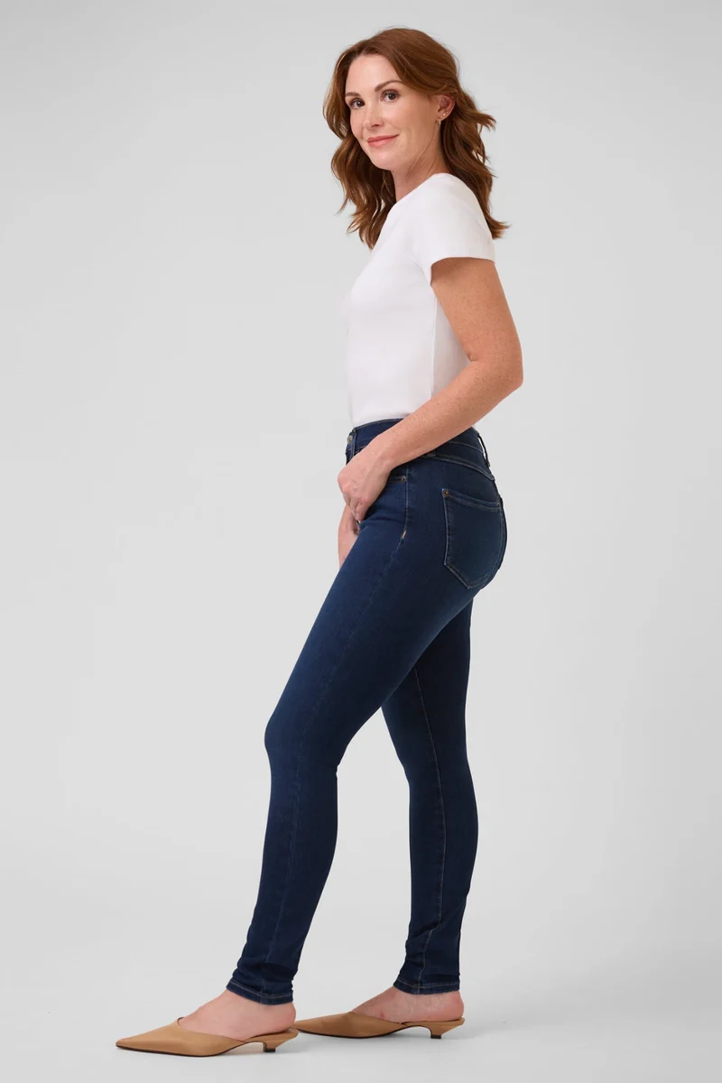 YOGA JEANS Coupe Rachel - Dark Indie