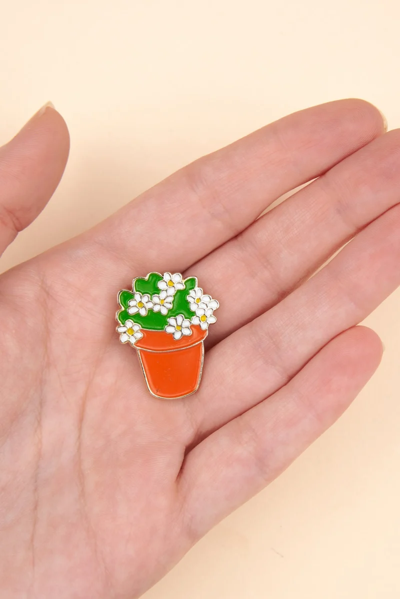COUCOU SUZETTE Pin's Pot de Fleurs
