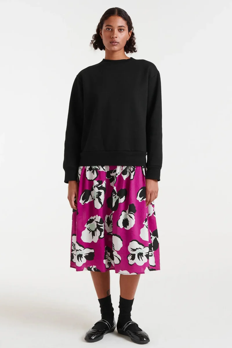 COMPANIA FANTASTICA Robe Midi Vivid Viola