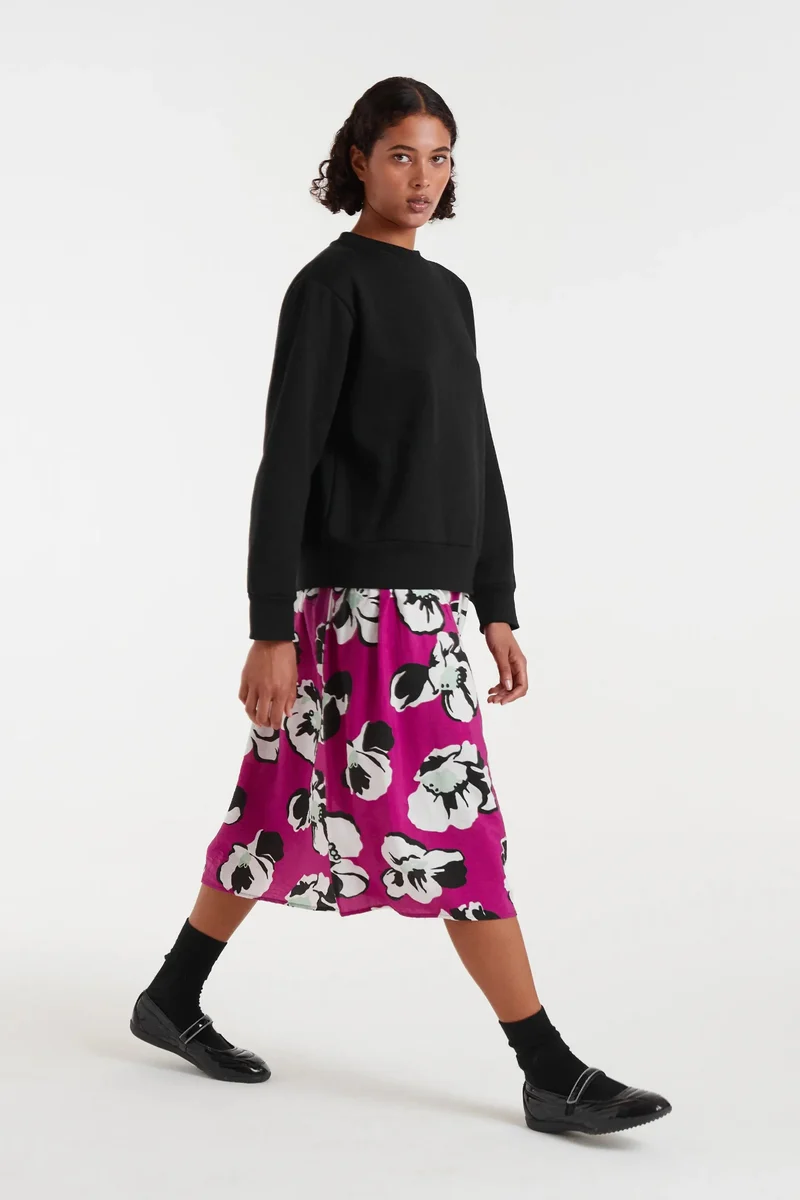 COMPANIA FANTASTICA Robe Midi Vivid Viola