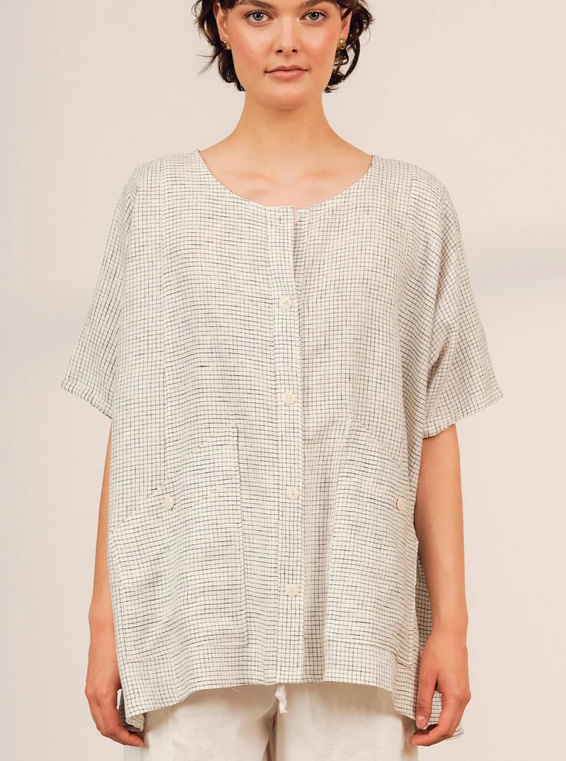 JENNIFER GLASGOW Veste Echo - Check