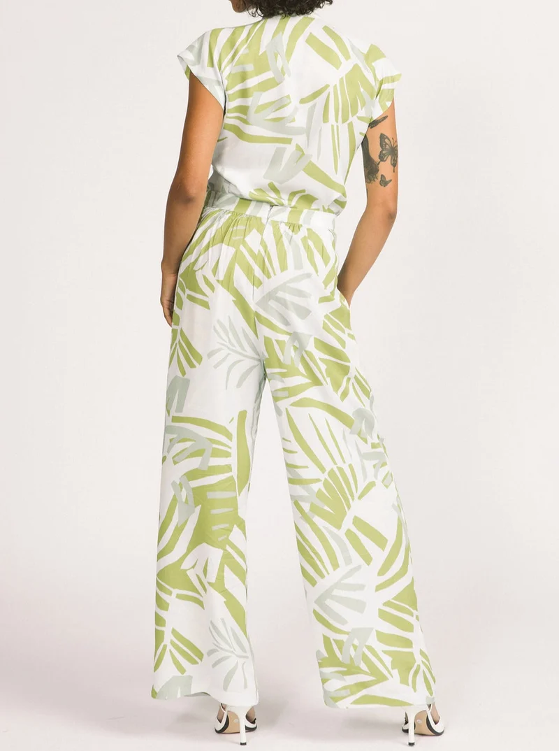 ALLISON WONDERLAND Pantalon Darcy - Feuille
