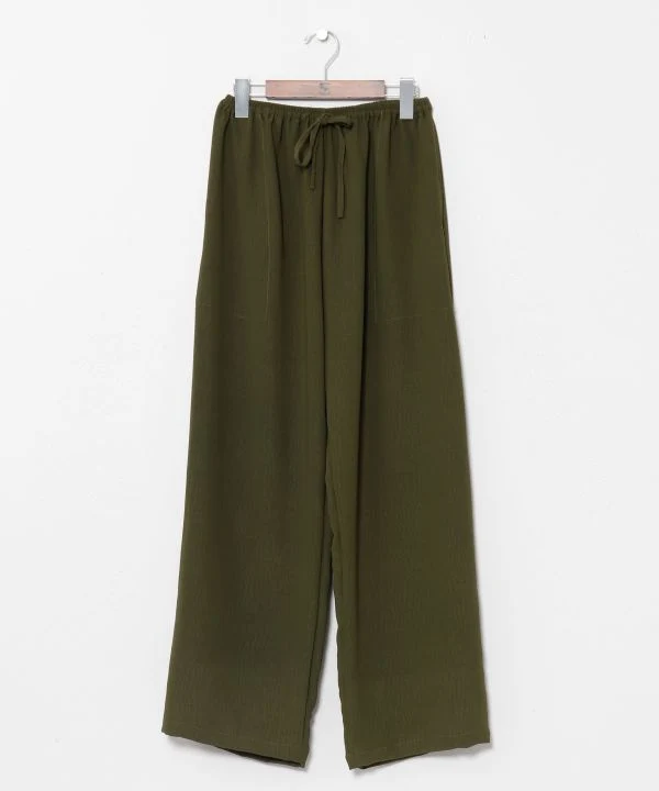 Pantalon décontracté en rayonne pour femme