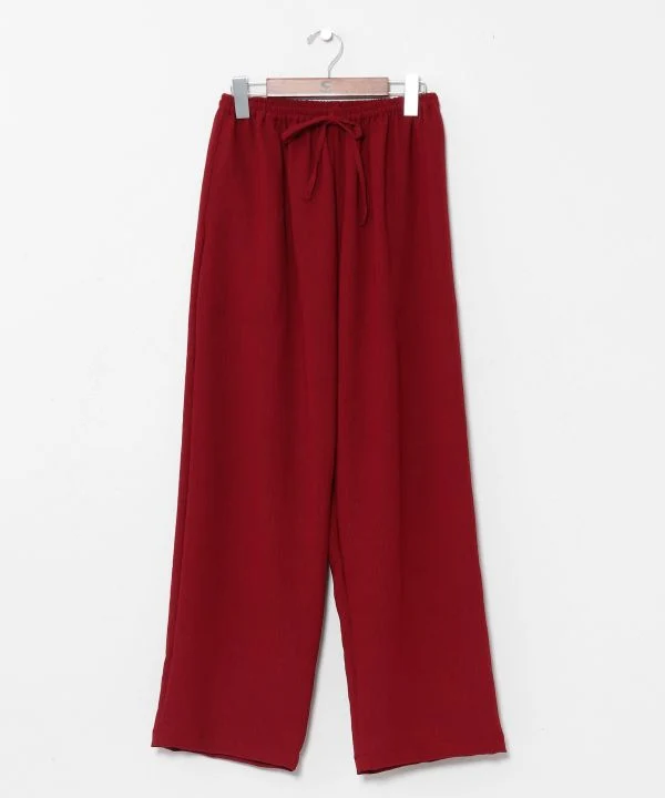 Pantalon décontracté en rayonne pour femme