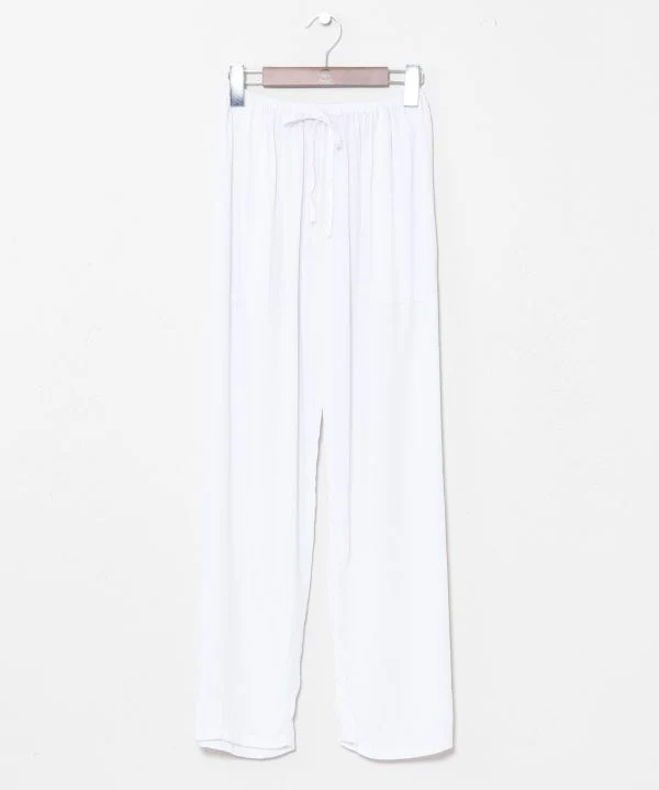 Pantalon décontracté en rayonne pour femme