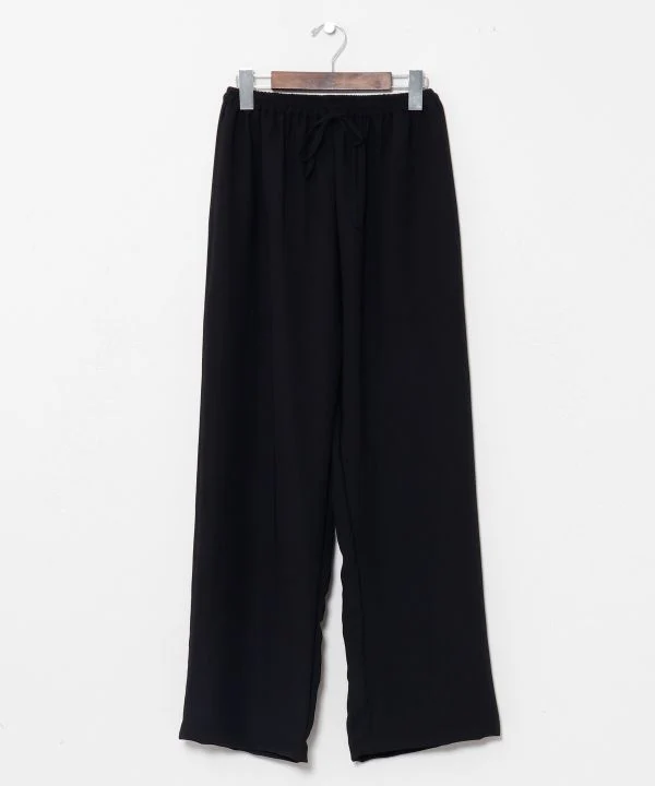 Pantalon décontracté en rayonne pour femme