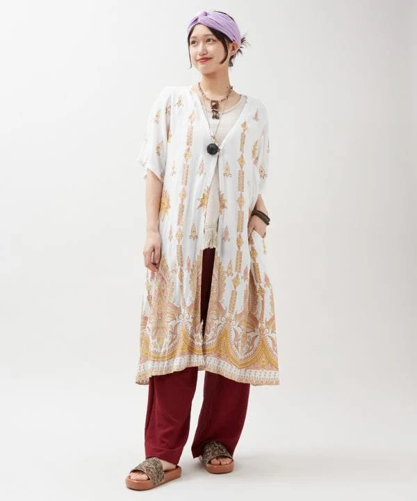 Pantalon décontracté en rayonne pour femme