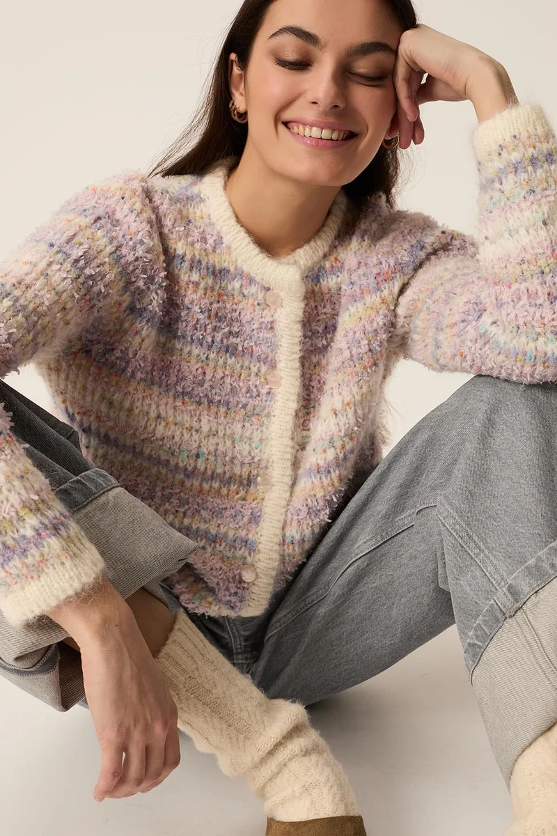 Gilet Appy Multico Poudre